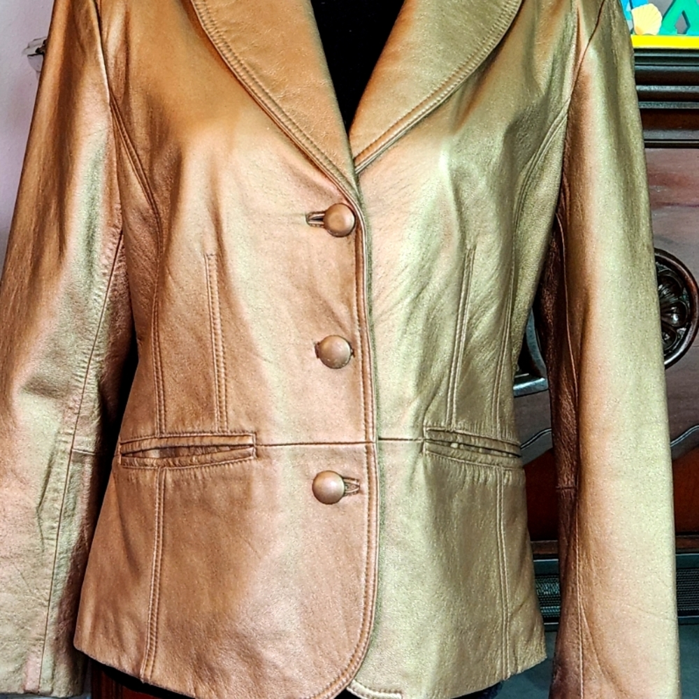 Leather jacket - Picture 3 of 4